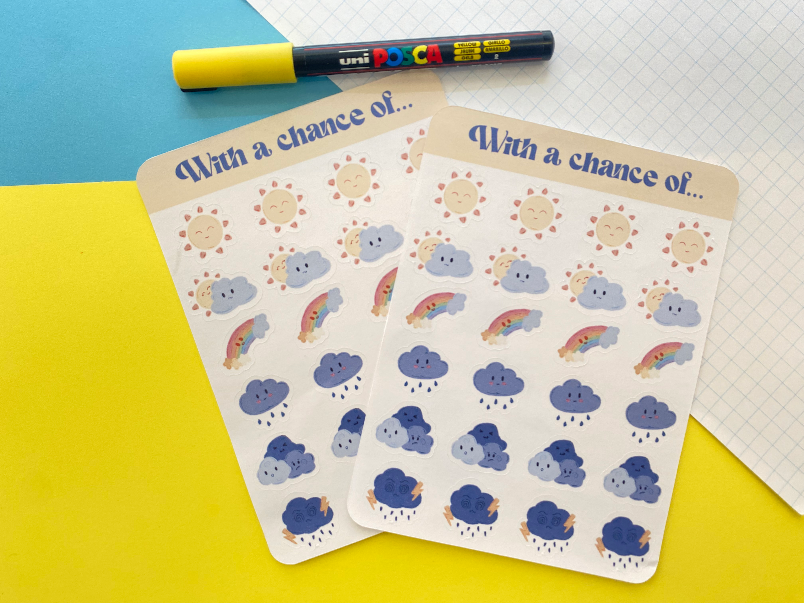 With a Chance of... Sticker Sheet